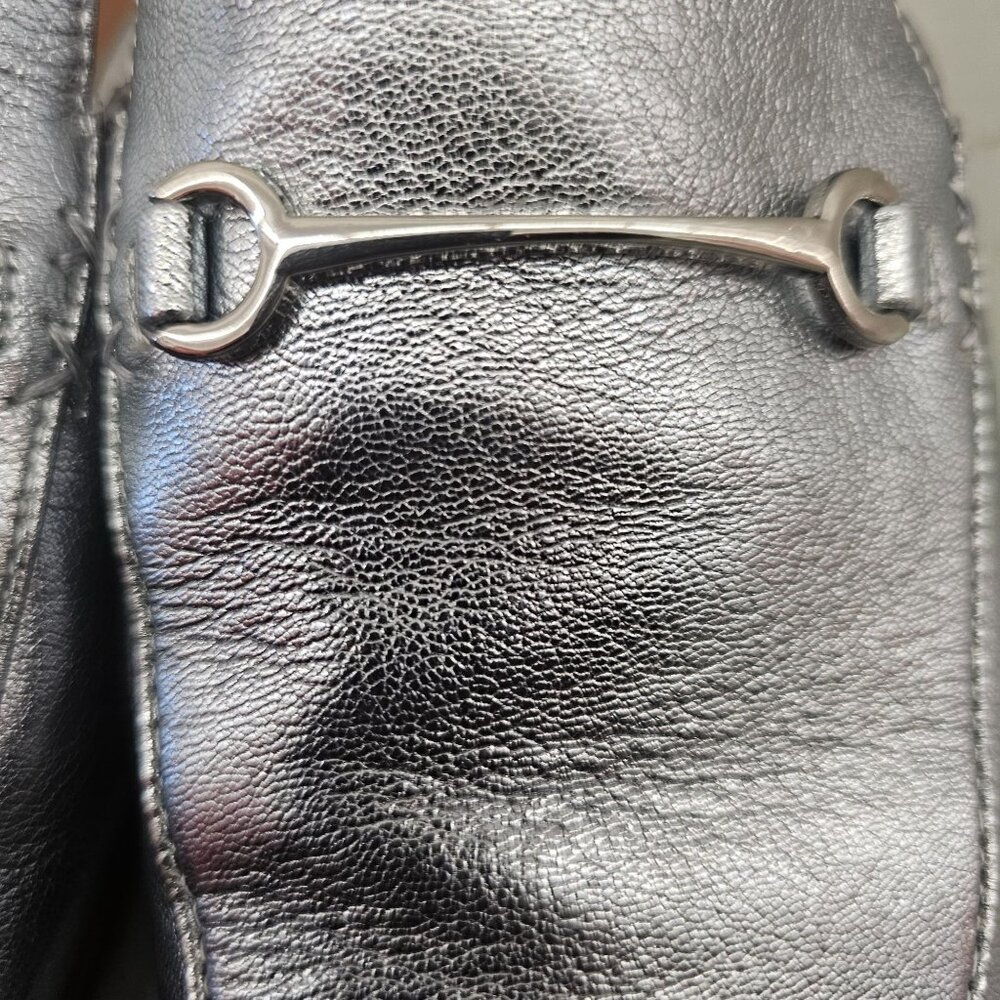 Nine West Walkos Metallic Leather Slip-On Mules Size 10M - Picture 4 of 7